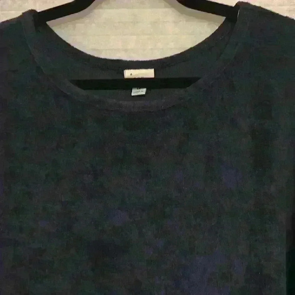 NWT 4 X Navy Blue fall winter sleeveless top sueded feel cotton New 4x - Picture 3 of 4